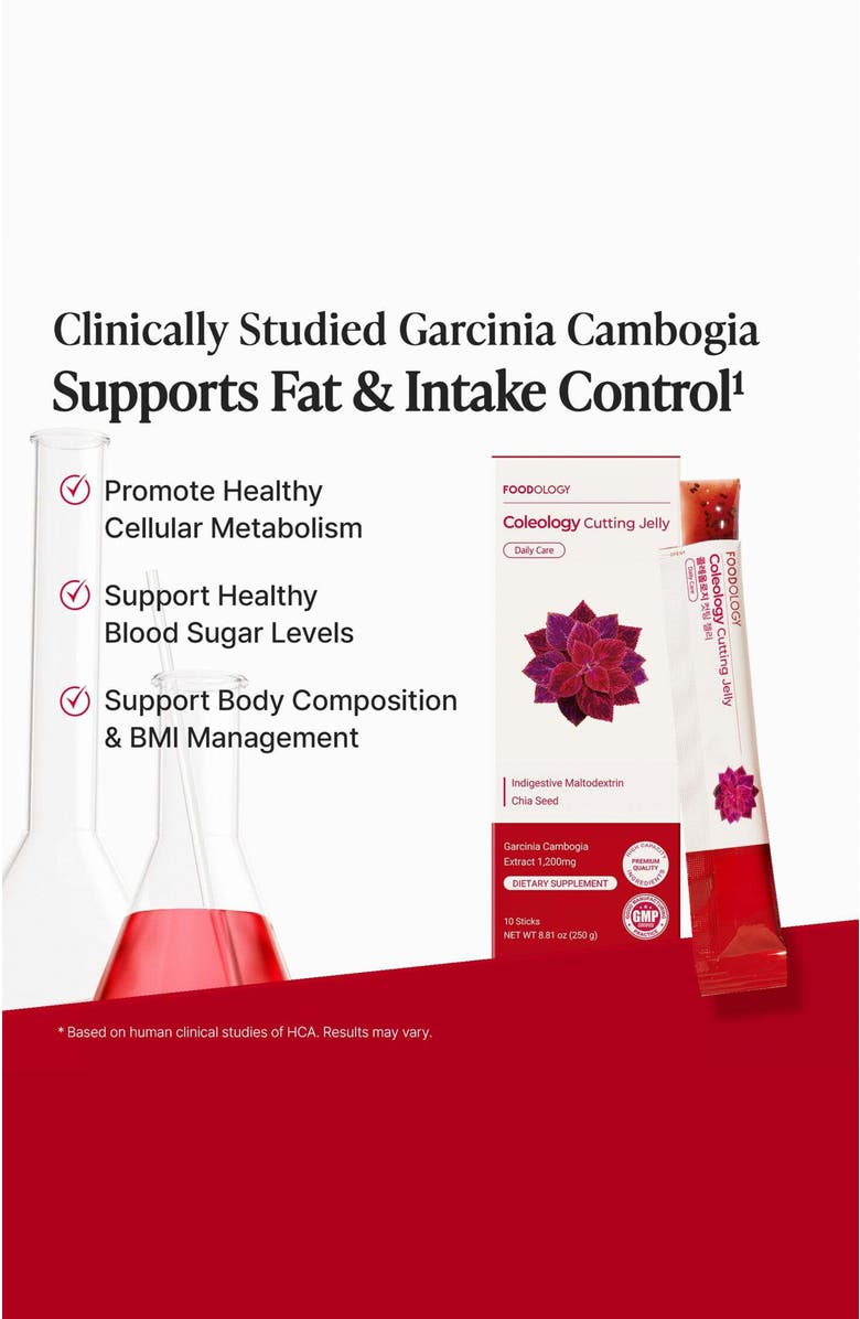 Foodology Coleology Cutting Jelly 10 sticks, Alternate, color, Red