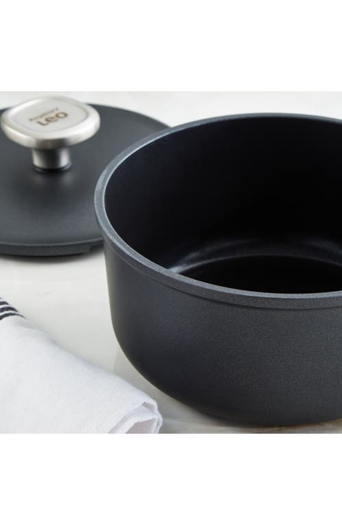 Berghoff Leo Phantom 2.1-quart Saucepan With Lid In Black