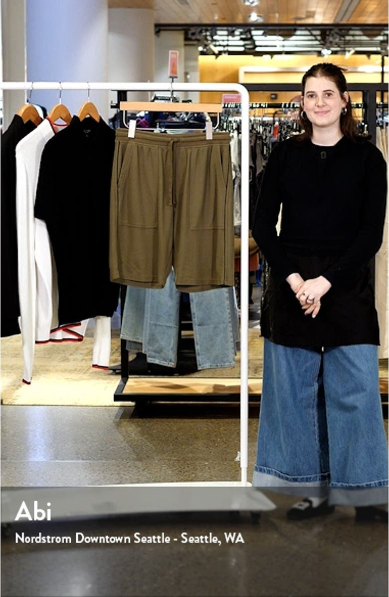 Piqué Drawstring Shorts, sales video thumbnail