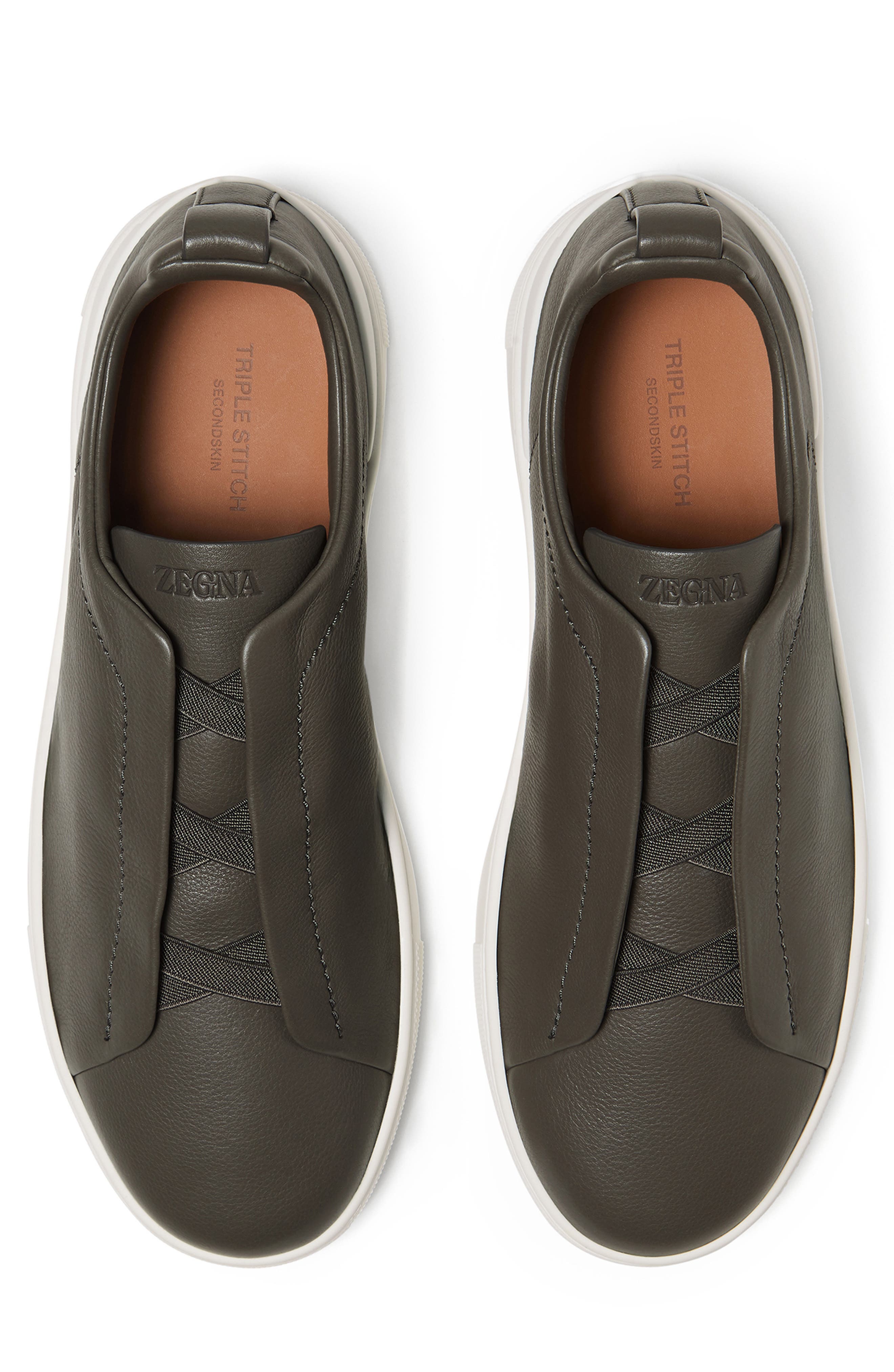 Triple Stitch™ SECONDSKIN Sneaker, Alternate, color, DARK TAUPE