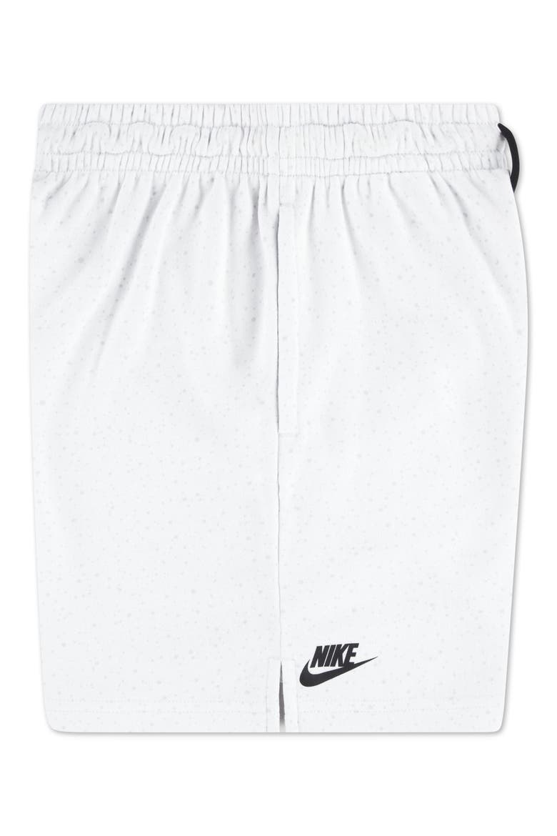 Kids' In The Paint Shorts, Alternate, color, WHITE