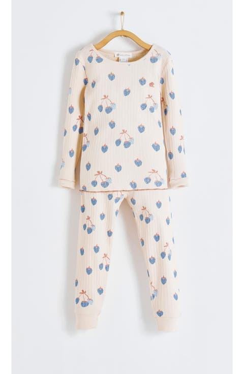 Premium Cotton Berrypop Snug Fit Long Pajama Set for Infant