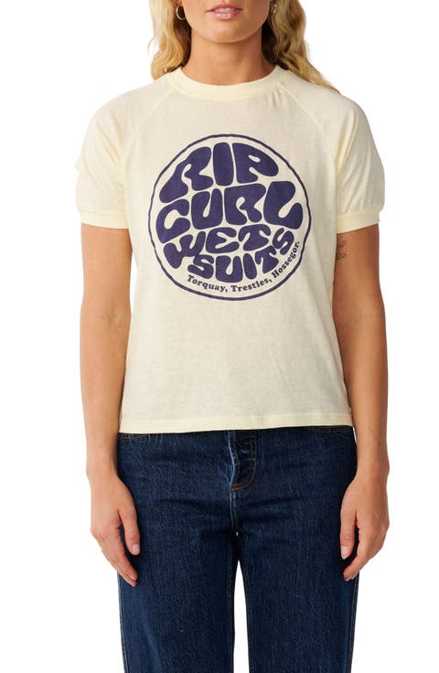Wettie Graphic Ringer T-Shirt