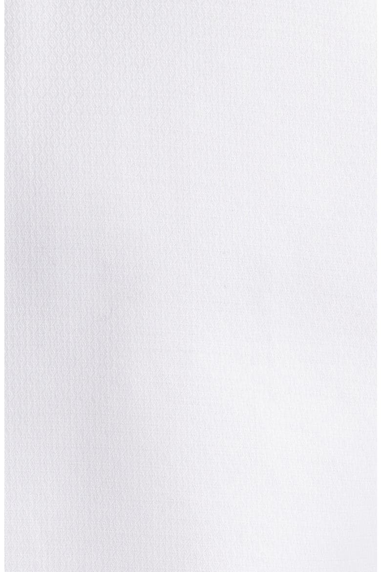 Traditional Fit Non-Iron White Cotton Tuxedo Shirt, Alternate, color, WHITE STEVEN TEXTURE