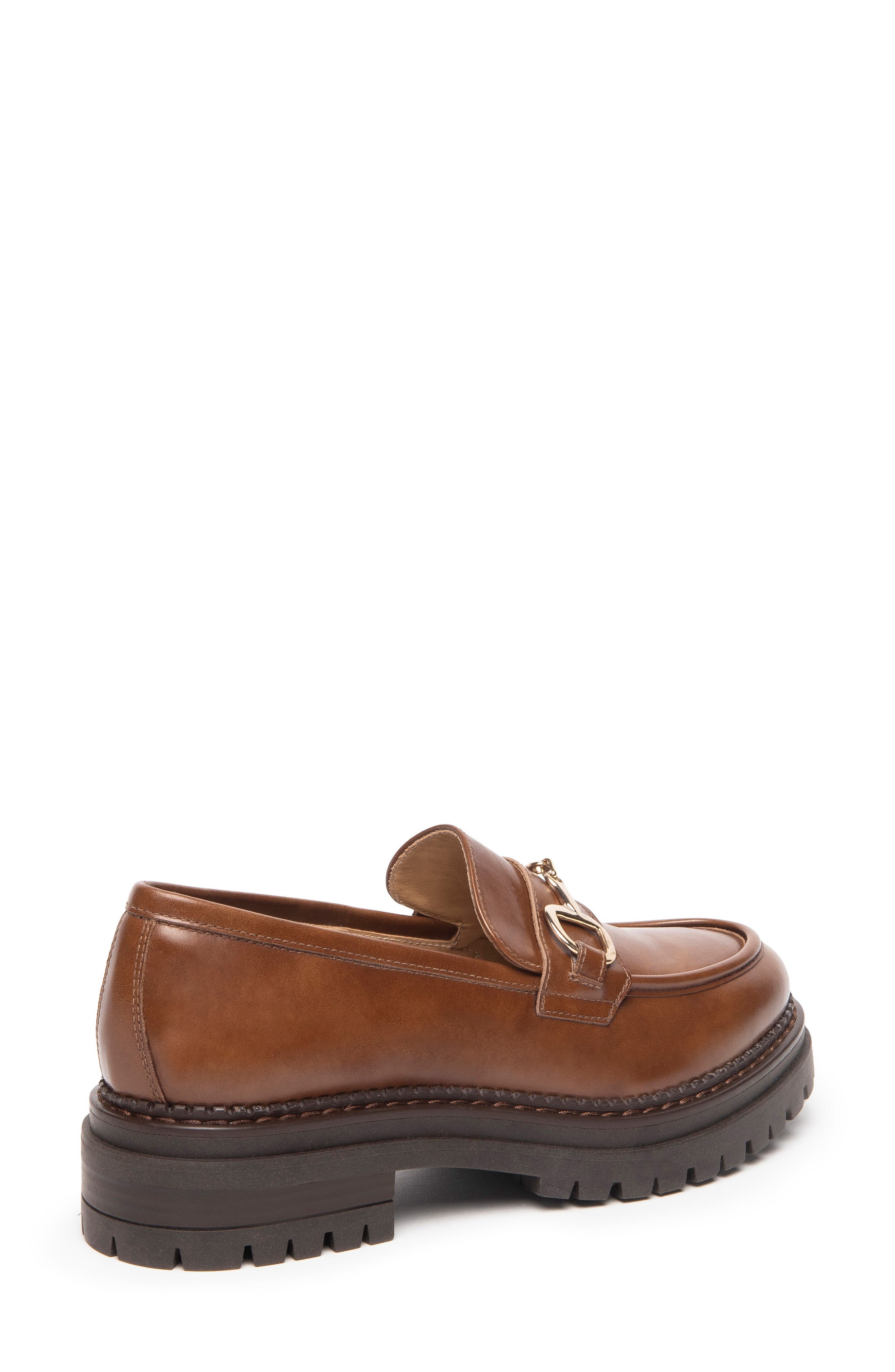 NeroGiardini Bit Platform Loafer, Alternate, color, Cognac