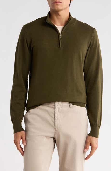 T.R. PREMIUM Slim Fit Quarter Zip Sweater