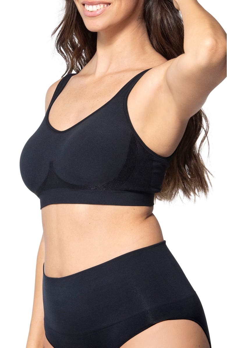 Underoutfit The Comfort Shaping Bra, Alternate, color, Black
