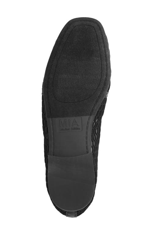Mia Bailee Mesh Loafer In Animal Print
