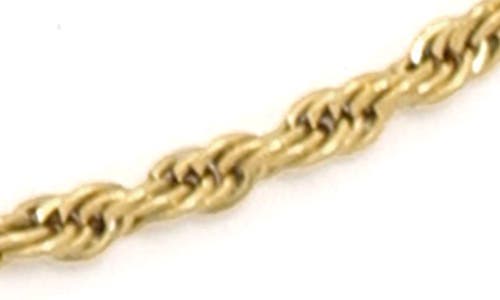 Petit Moments Rope Round Carabiner Necklace In Gold