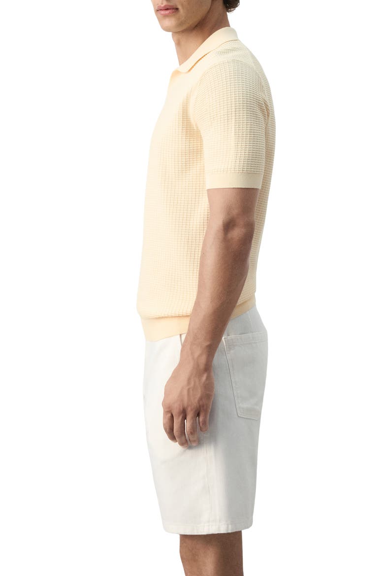 Slim Fit Cotton Polo, Alternate, color, PASTEL YELLOW