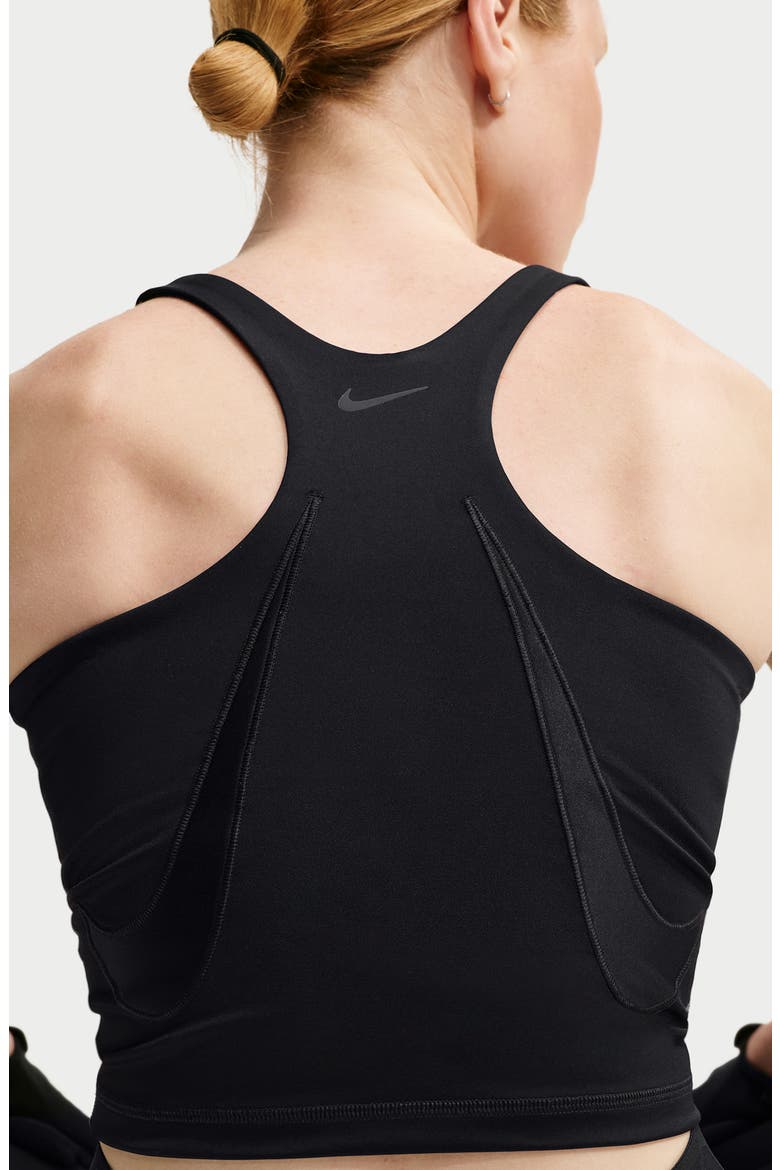 Pro Dri-FIT Racerback Tank, Alternate, color, BLACK/ BLACK
