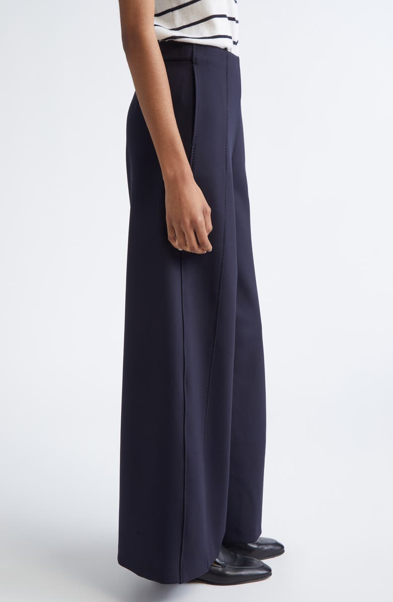 Max Mara Jersey Wide Leg Pants, Alternate, color, Ultramarine