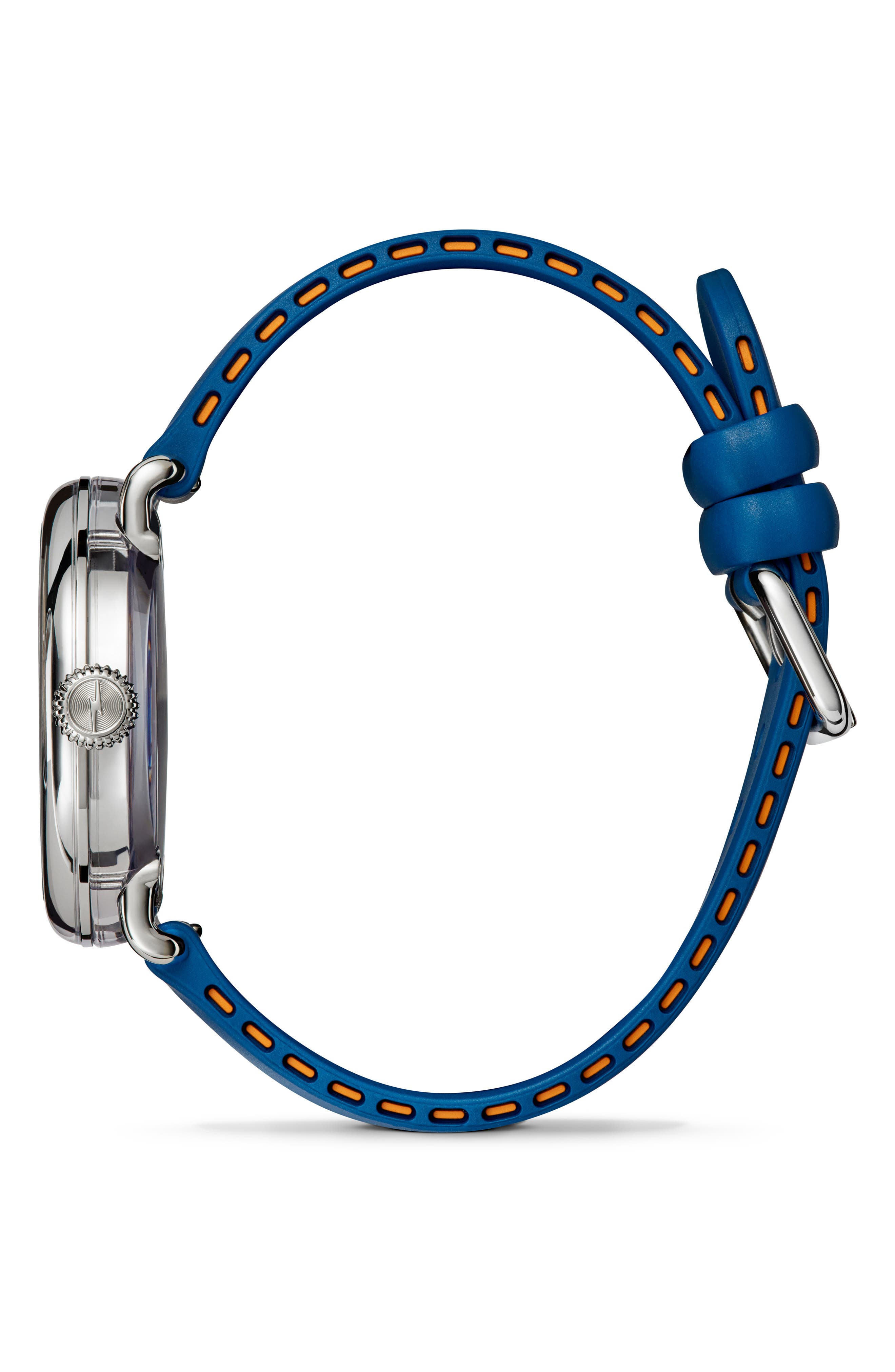 Shinola Detrola Wolverine Rubber Strap Watch, 41mm | Nordstrom