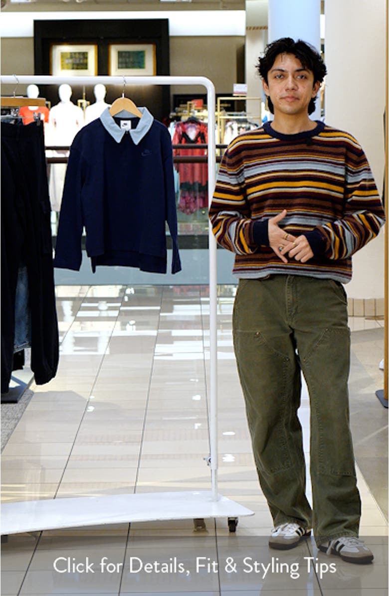 Kids' Sportswear Long Sleeve Cotton Half Zip Polo, sales video thumbnail