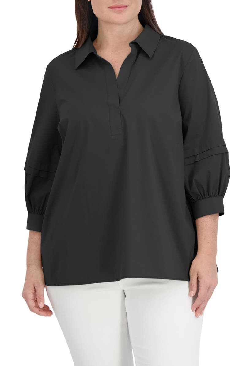 Foxcroft Frankie Button-Up Shirt, Main, color, 