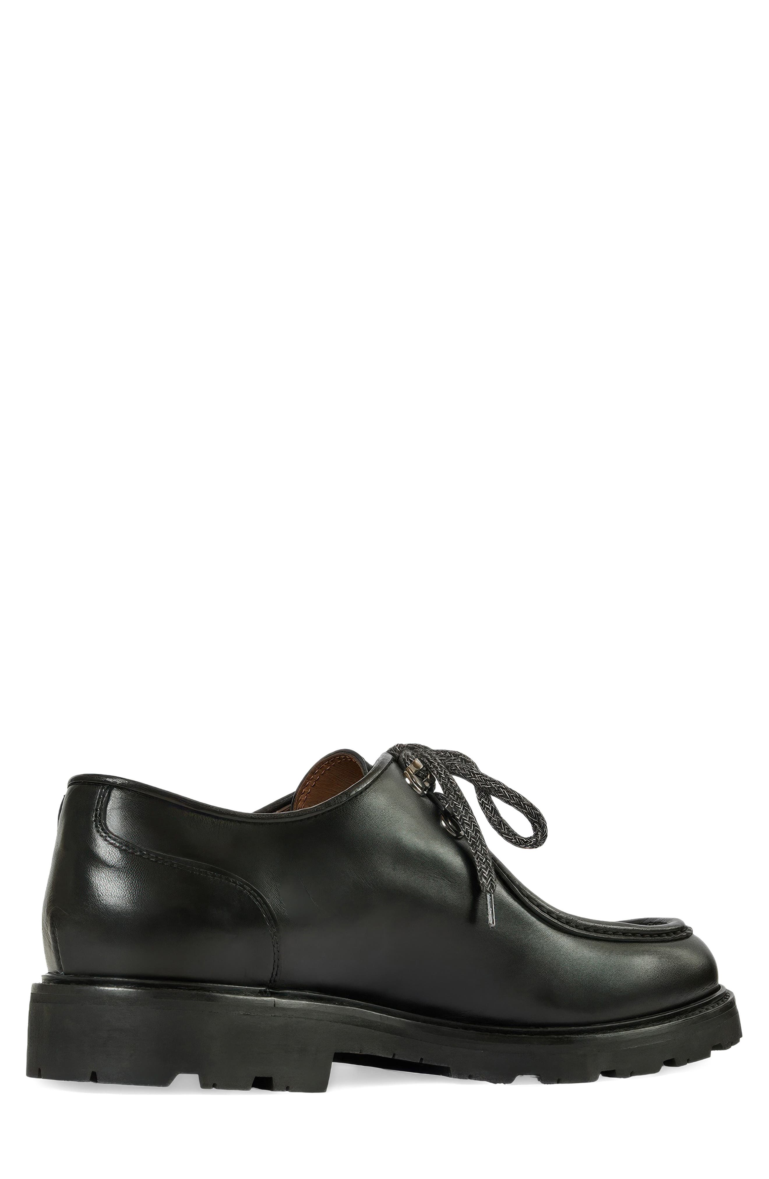 Artic Weatherproof Lugged Lace-Up Shoe, Alternate, color, BLACK