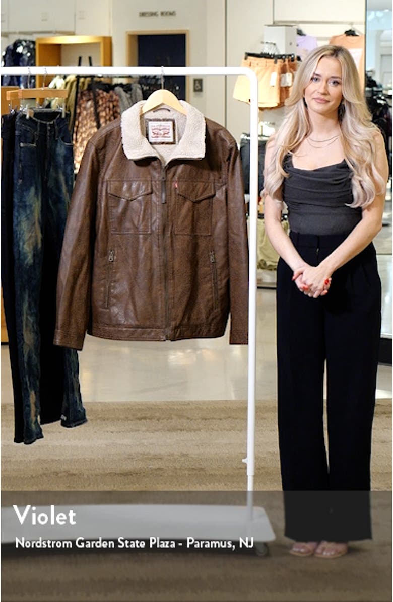 Faux Shearling Lined Rancher Jacket, sales video thumbnail