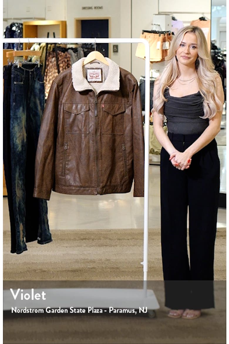 Faux Shearling Lined Rancher Jacket video