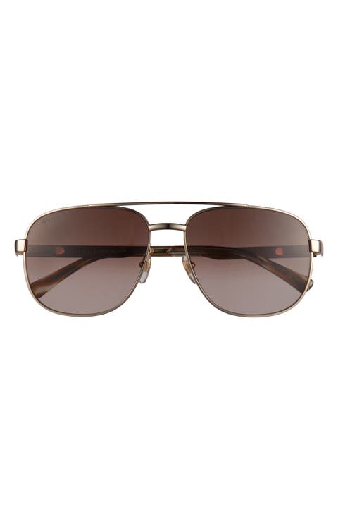 60mm Aviator Sunglasses