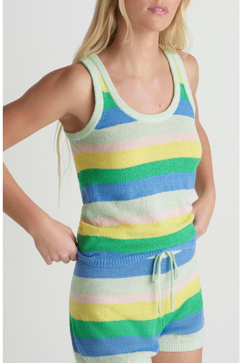 Golden State Stripe Sweater Tank, Alternate, color, SPRAY