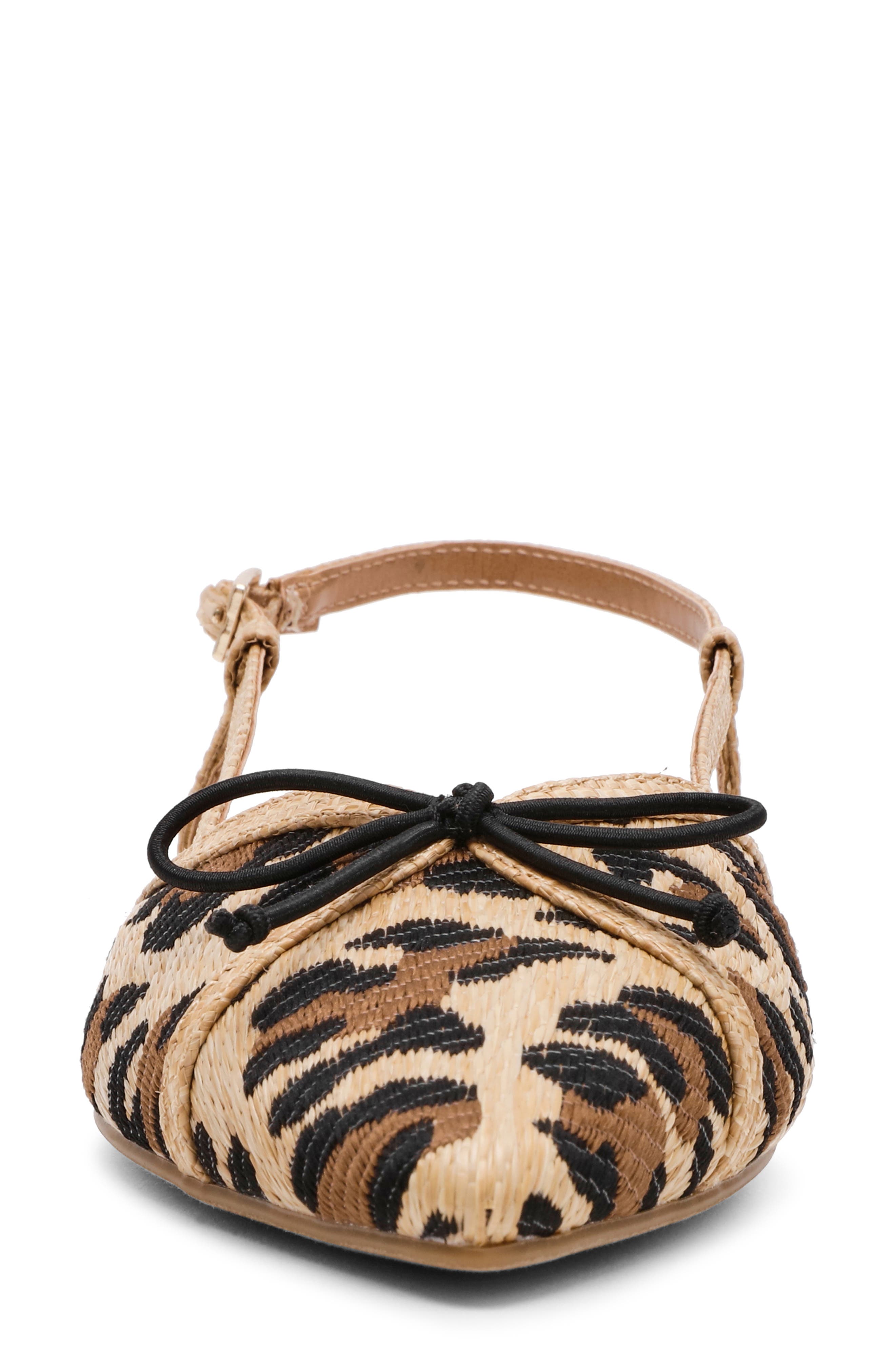 DV by Dolce Vita Carsen Slingback Flat, Alternate, color, Leopard Multi