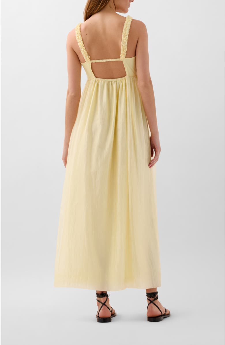 Scalpers Cute Gather Dress, Alternate, color, Lightyellow