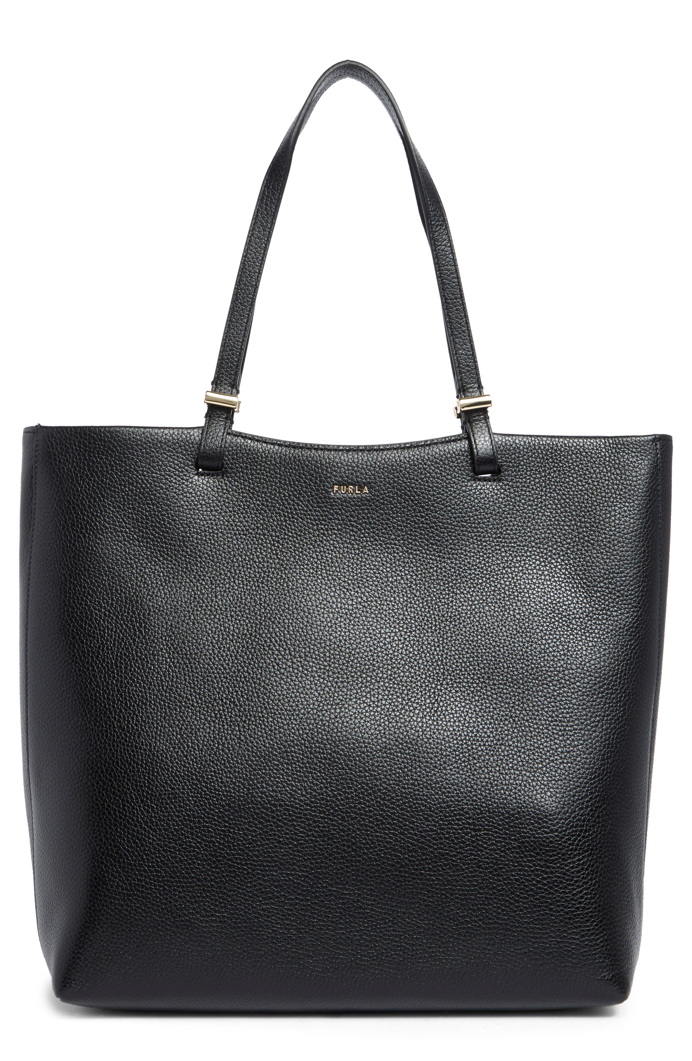 Gea Medium Leather Tote Bag
