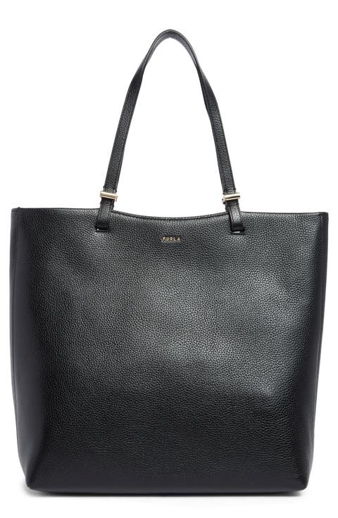 Gea Medium Leather Tote Bag