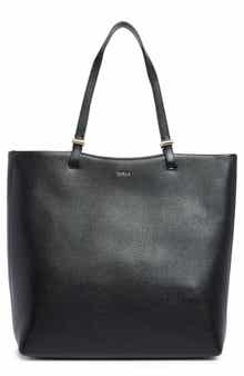 Gea Medium Leather Tote Bag