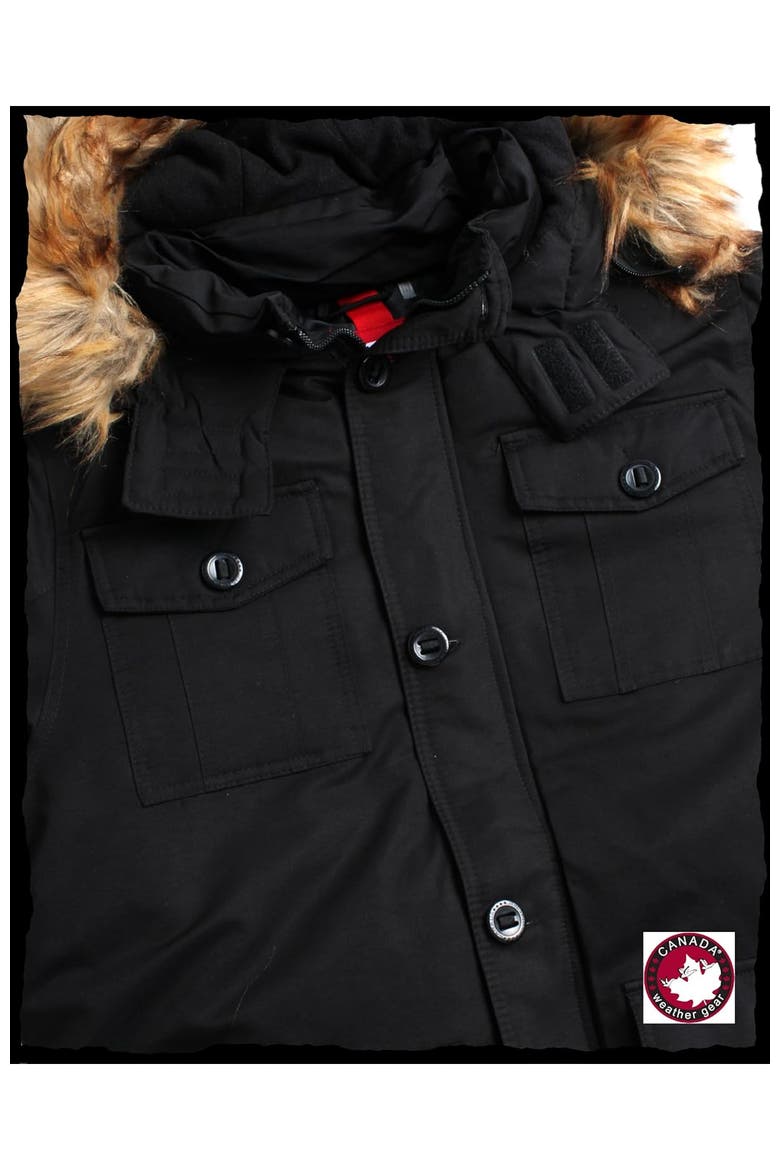Boys' Heavyweight Winter Ski Jacket, Alternate, color, Black