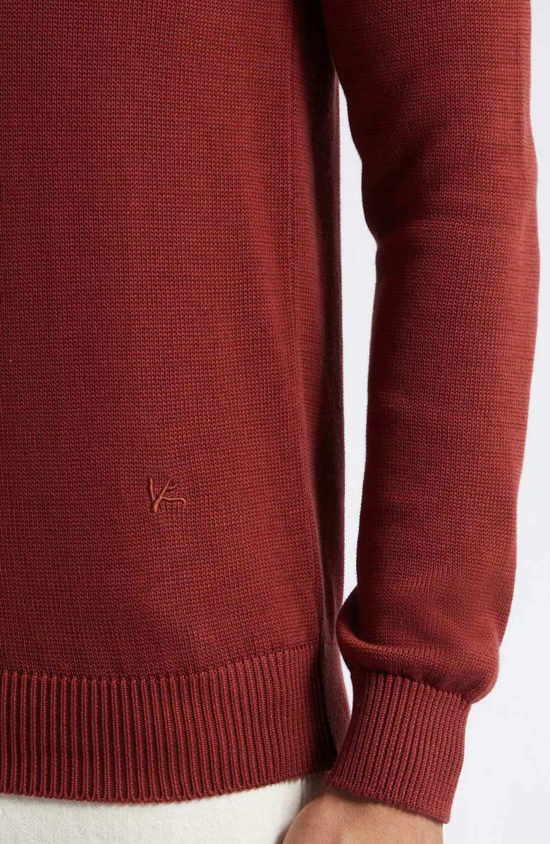 ISAIA Cotton Sweater, Alternate, color, Mattone