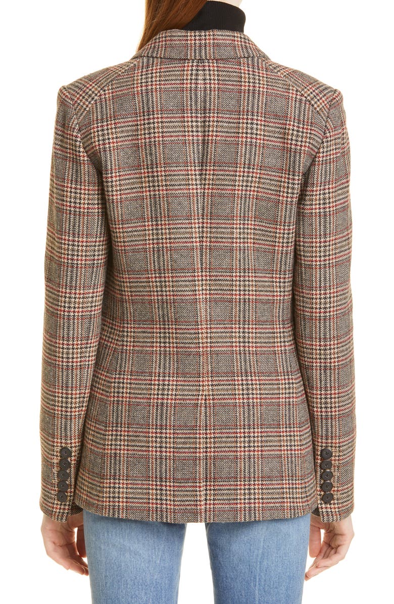 Veronica Beard Merlin Patch Dickey Wool Blend Jacket, Alternate, color,