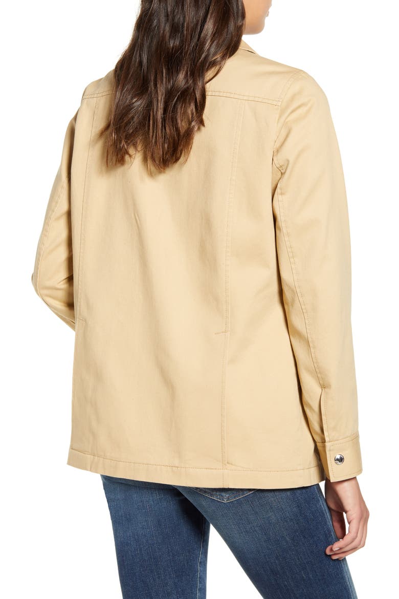 Safari Cotton Jacket, Alternate, color, SAND
