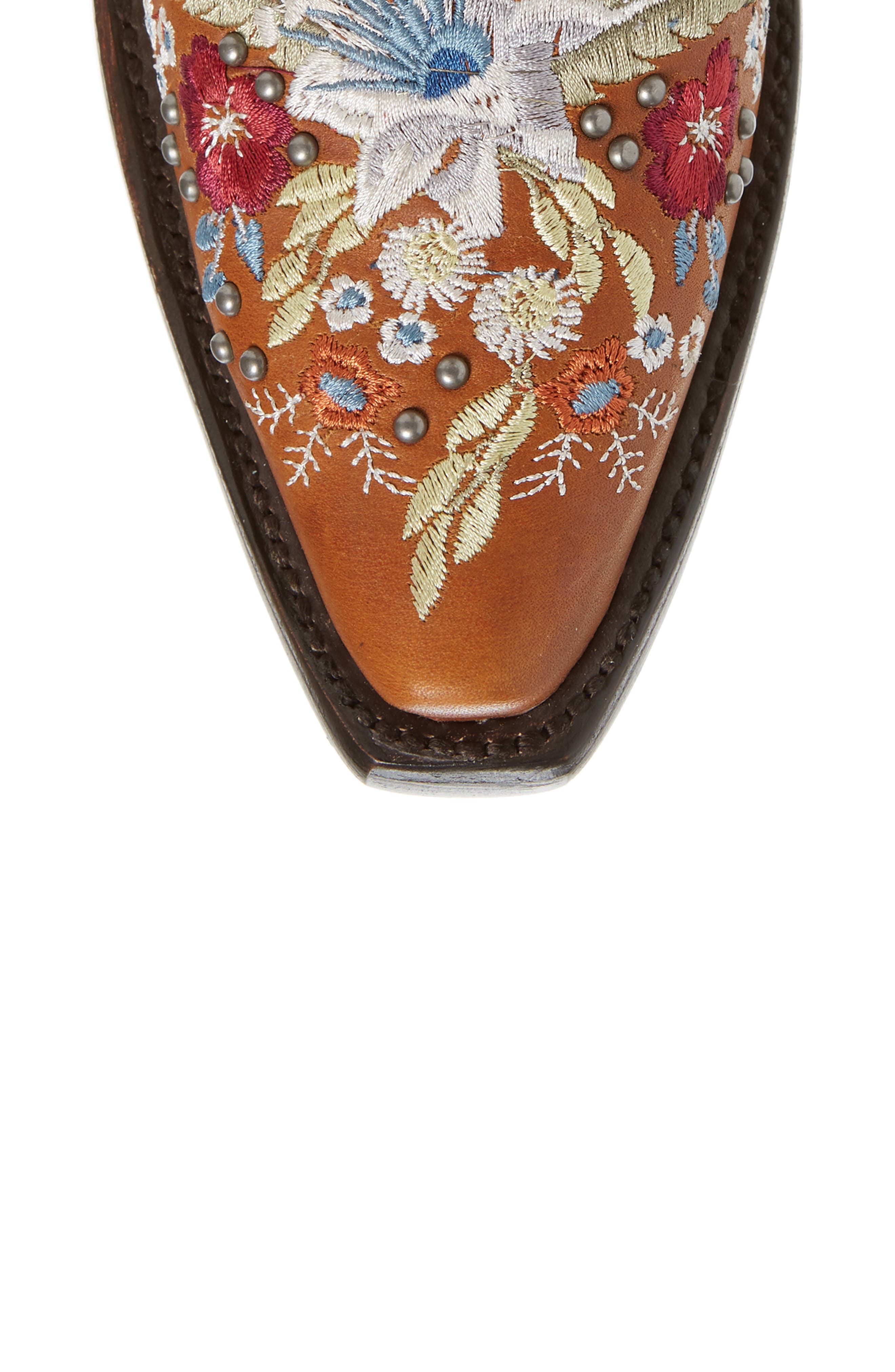 Lane Boots Chloe Floral Embroidered Western Boot, Alternate, color, 