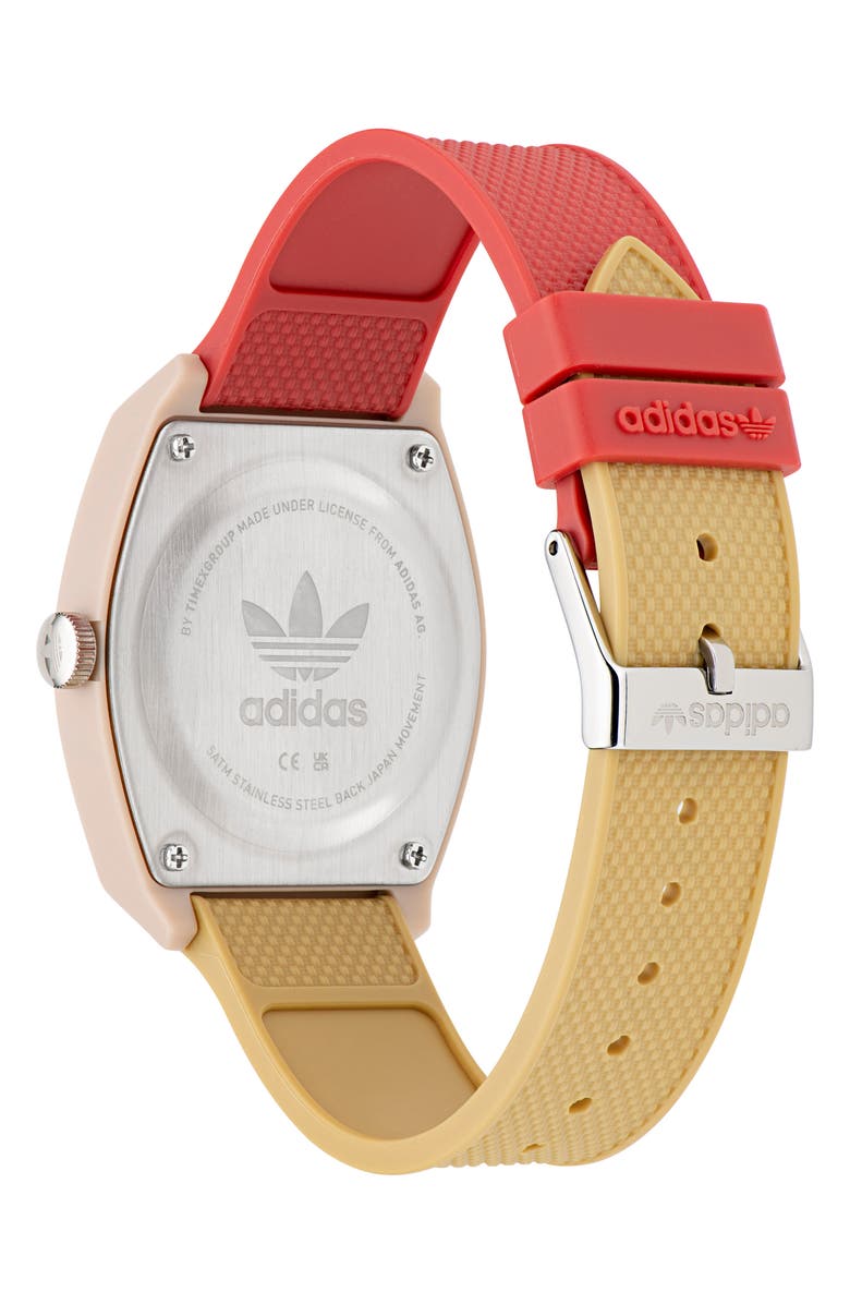adidas Project Two GRFX Resin Strap Watch, 38mm, Alternate, color, 