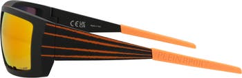 64mm Rectangular Sport Sunglasses