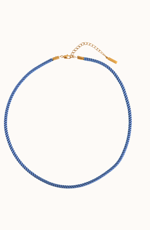 Joiana Jewelry The Rope Necklace In Blue