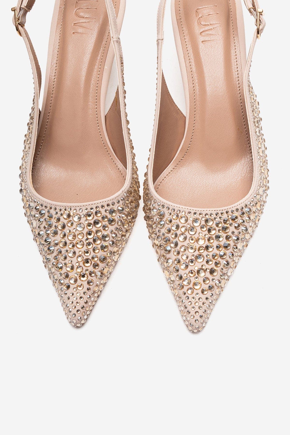 Thea Slingback Pointed Toe Pump, Alternate, color, Nude