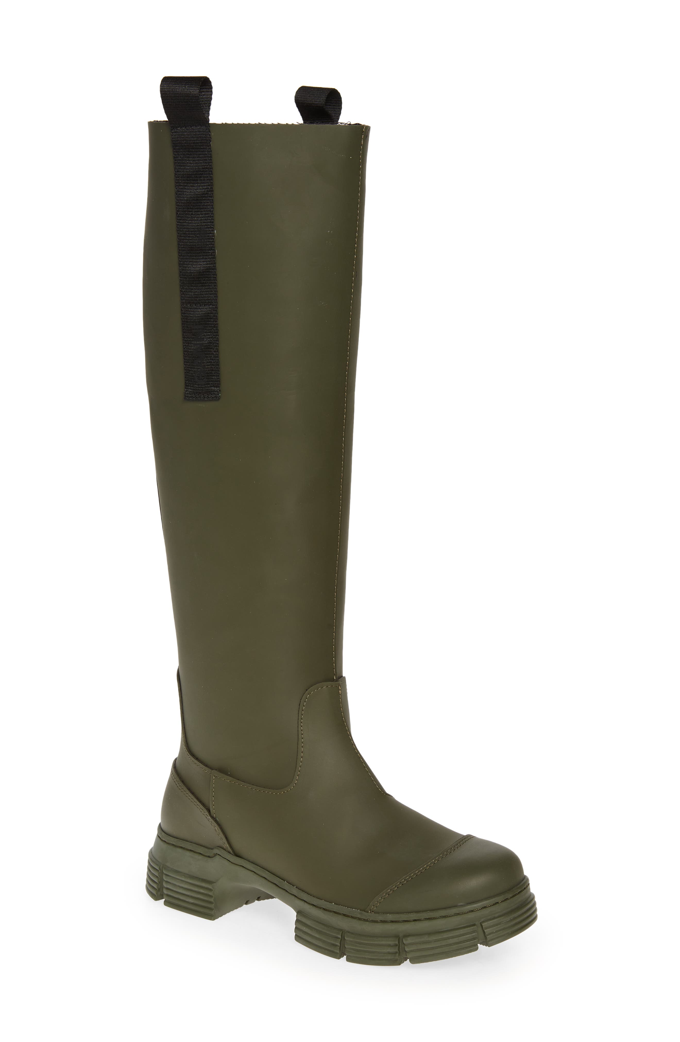 Recycled Rubber Lug Sole Country Boot, Main, color, KALAMATA