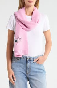 Kurt Geiger London Evil Eye Knit Scarf