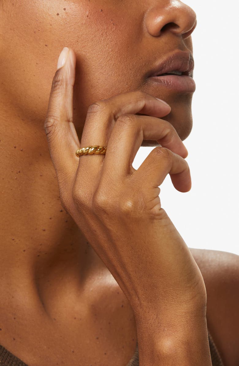 Ana Luisa Gold Twist Ring - Rope Slim, Alternate, color, Gold