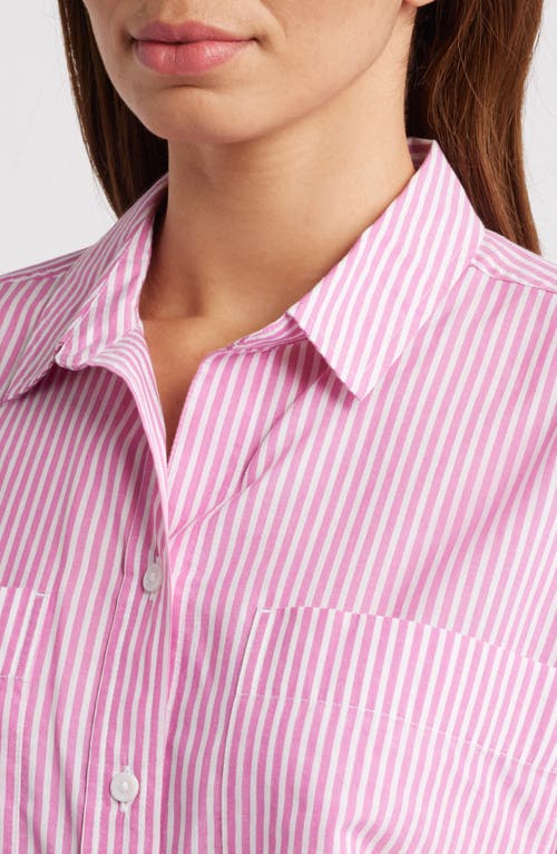 BEACHLUNCHLOUNGE BEACHLUNCHLOUNGE EVERLYNN COTTON BLEND BUTTON-UP SHIRT
