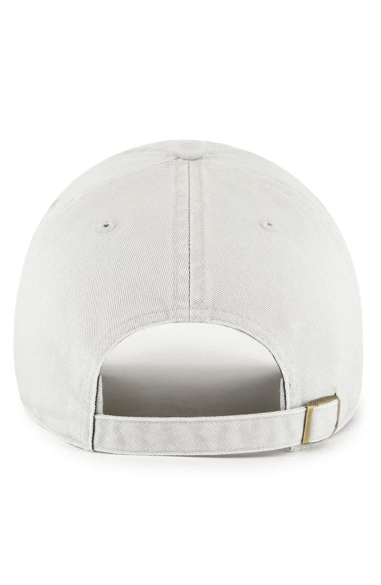 '47 Men's '47 Gray Iowa State Cyclones Clean Up Adjustable Hat, Alternate, color,