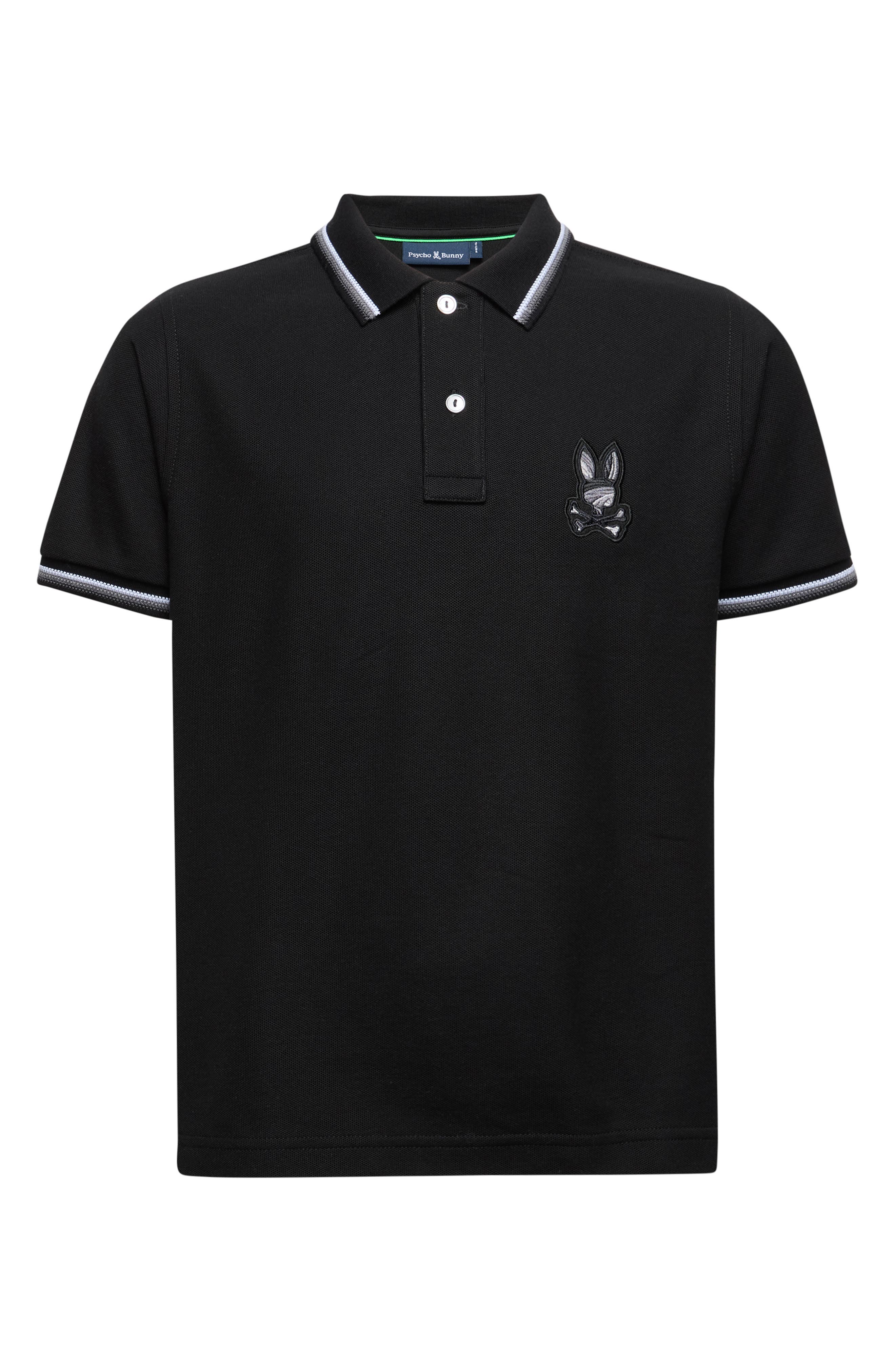 Psycho Bunny Kids' Baxter Cotton Pique Polo