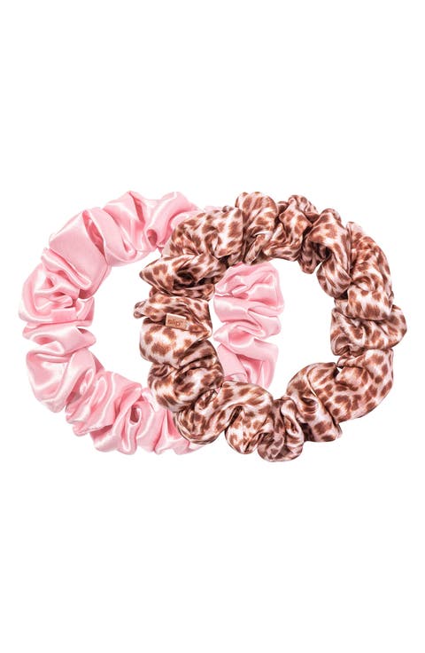2-Pack Large Silk Scrunchies
