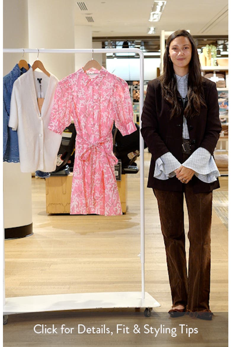 Larkyn Floral Print Shirtdress video