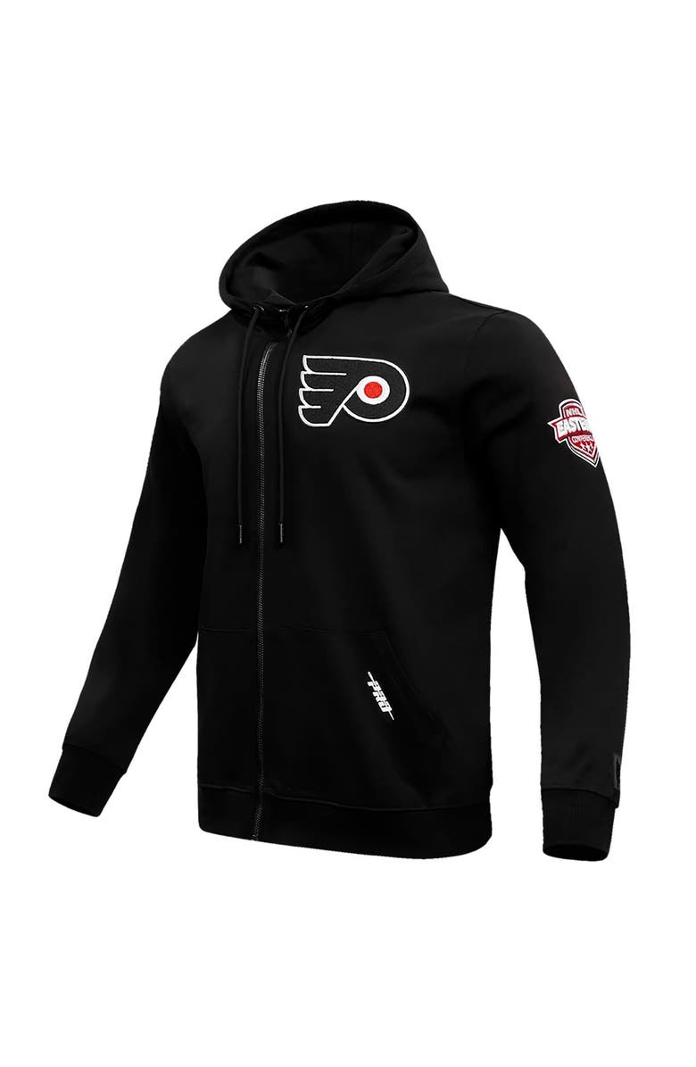PRO STANDARD Men's Pro Standard Black Philadelphia Flyers Classic Chenille Full-Zip Hoodie Jacket, Alternate, color, Black