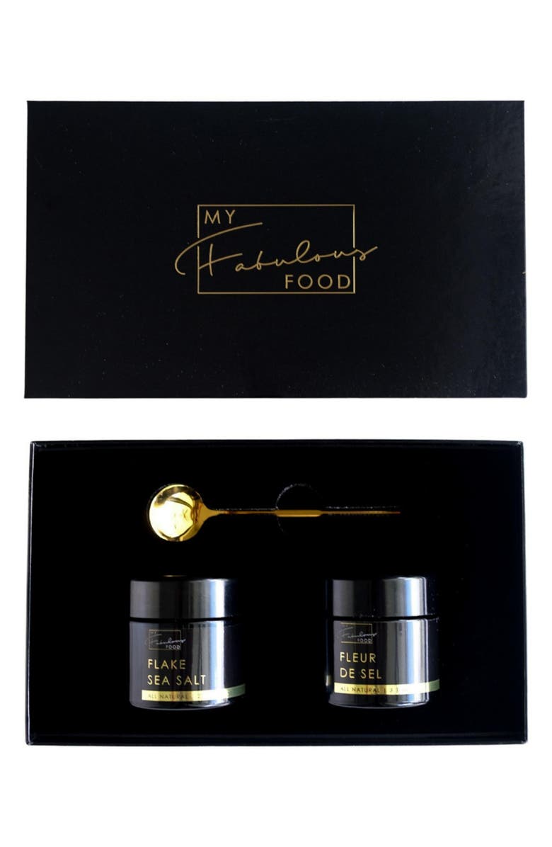 MY FABULOUS FOOD Flake & Fleur de Sel Sea Salt Gift Set, Alternate, color,
