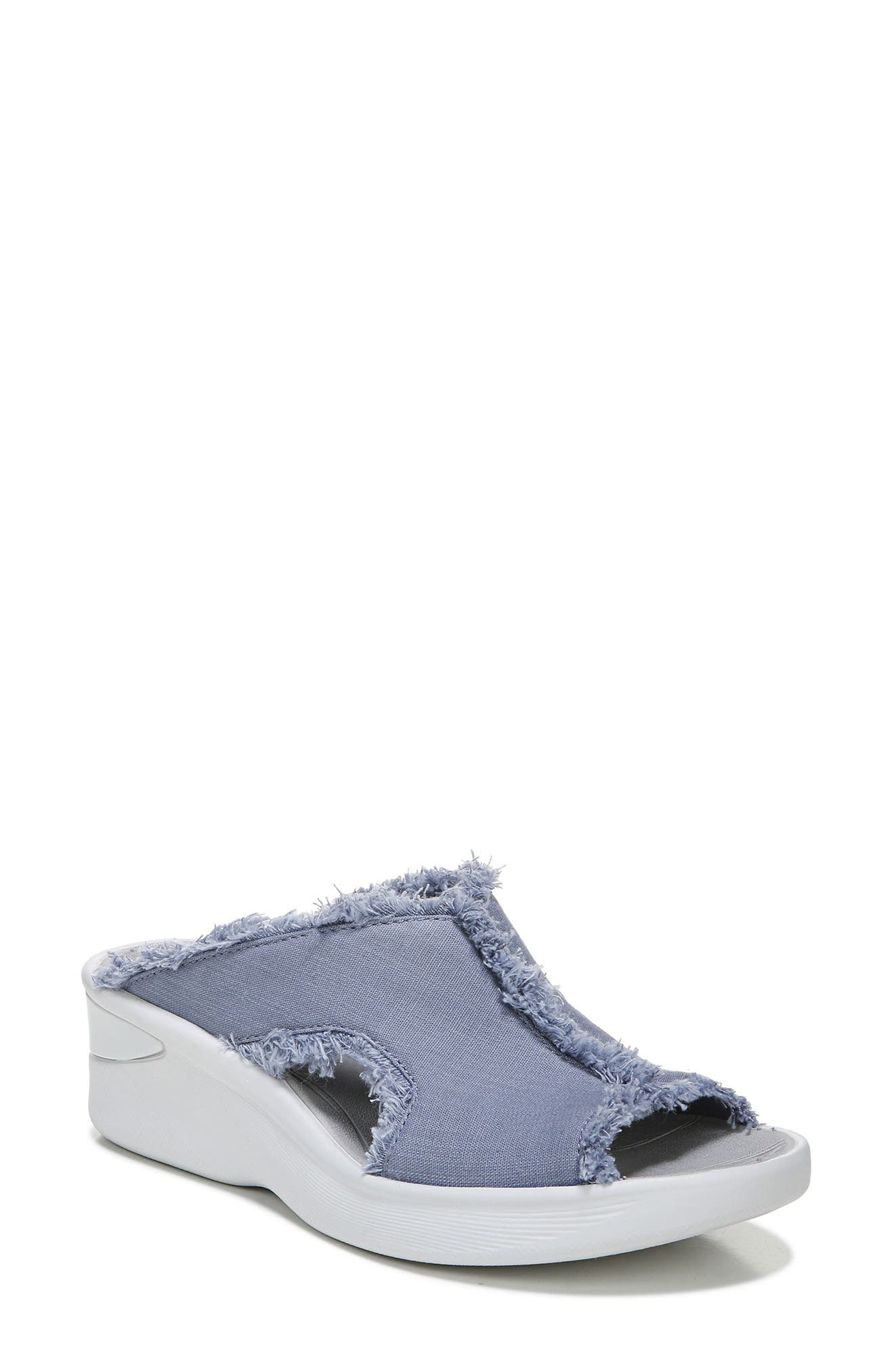 Serendipity Open Toe Wedge Sandal, Main, color, BLUE