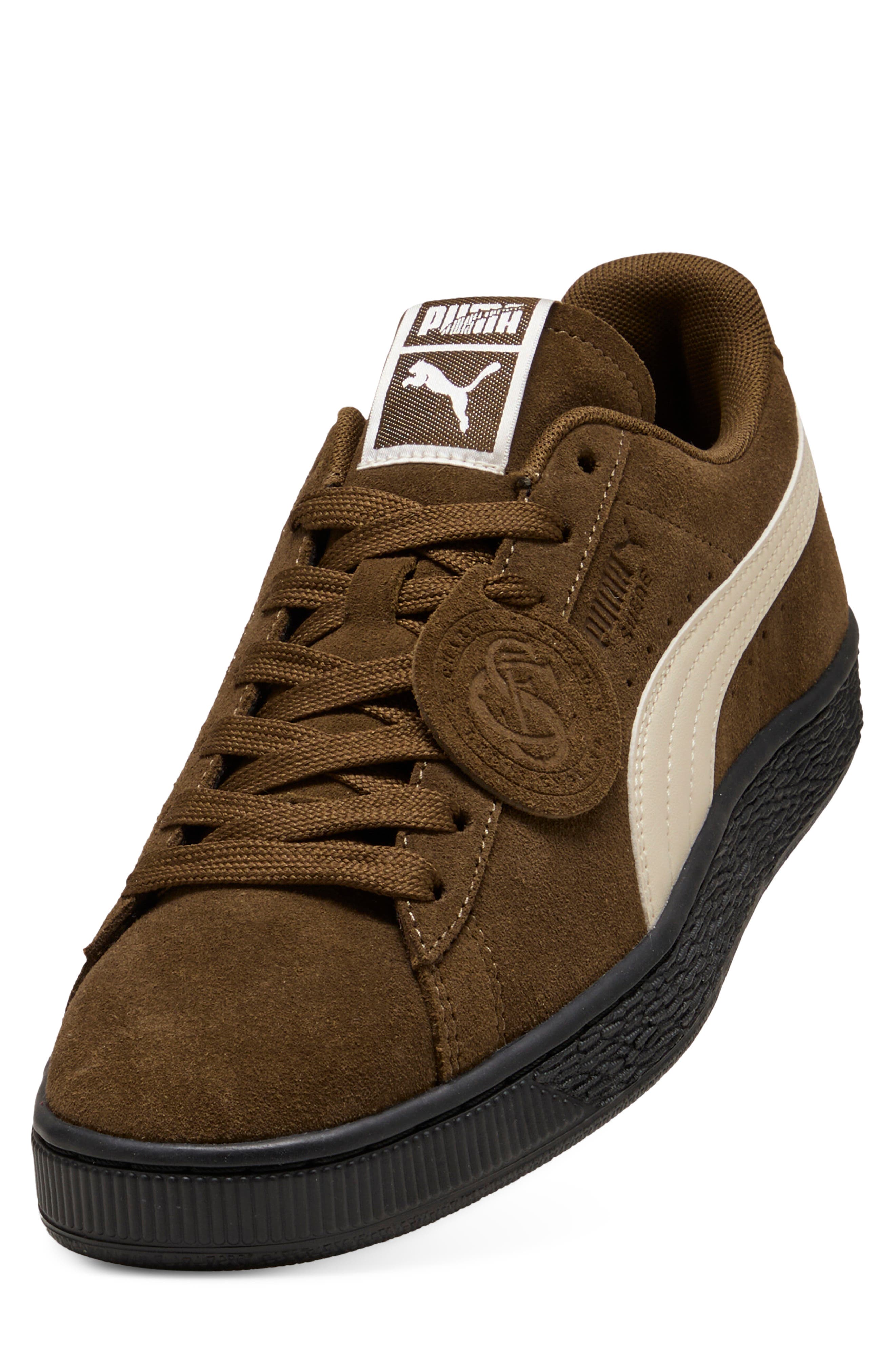 Suede Charles F. Stead VI Sneaker, Alternate, color, AGED COPPER/ ALPINE SNOW
